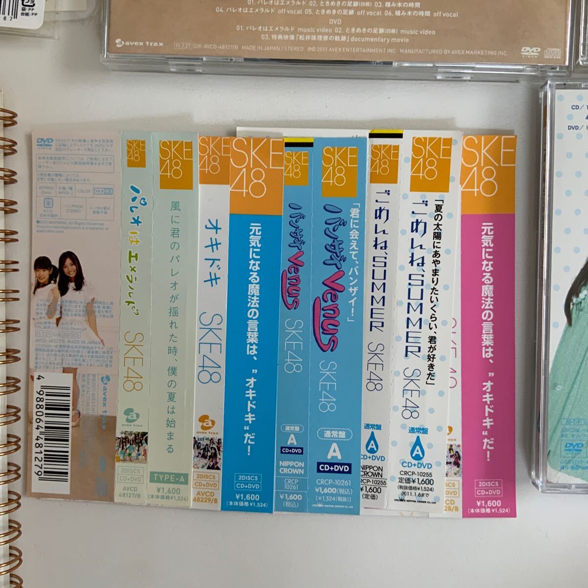 SKE48 トレーディングカード CD DVD グッズ セット まとめ 1円 松井 珠理奈 松井 玲奈 生写真 avex アイドル クリーナー _画像10
