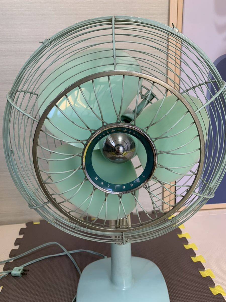 National NATIONAL ELECTRIC FAN 扇風機　ジャンク_画像3