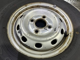 RA1 プレオ 鉄ホイール12×4.00B 155/70/R12 グッドイヤータイヤ ☆引き取り歓迎☆千葉市若葉区から出品☆_画像6