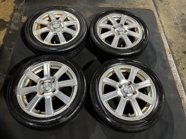 MH21S ワゴンR SPORT GRANTアルミホイール 14×4.5J オフセット45 165/55/R14 ヨコハマタイヤ ☆引き取り歓迎☆千葉市若葉区から出品☆の画像1