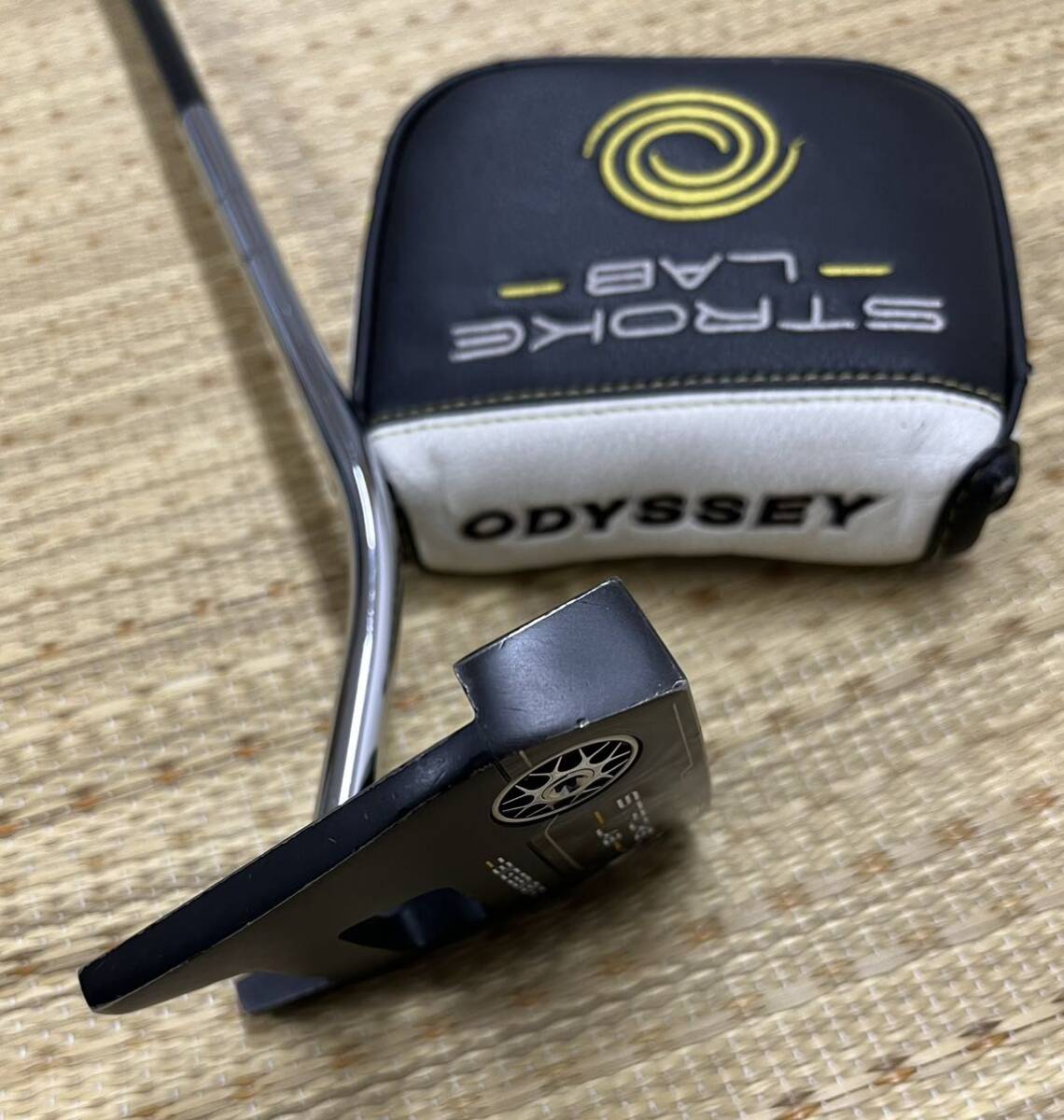 即決!送料無料!中古使用品!ODYSSEY STROKE LAB BIG SEVEN オデッセイ ストロークラボ ビッグセブン33インチ TU 純正ヘッドカバー付き