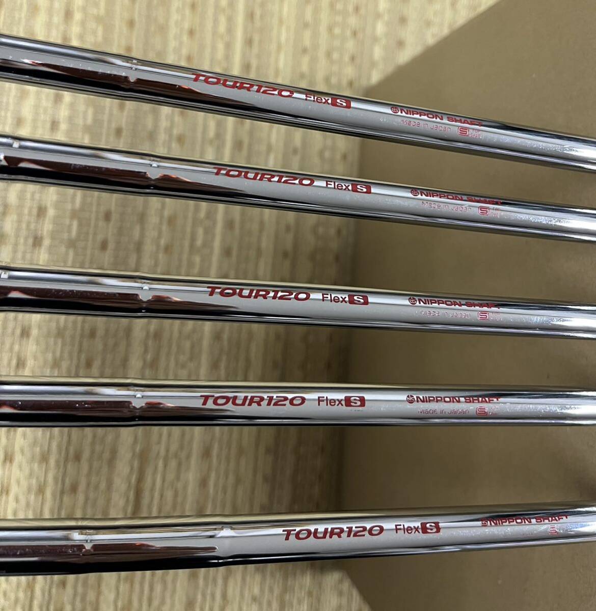 即決!送料込☆中古美品!特注品!RODDIO ロッディオ PC FORGED 6I-PW アイアン5本SET MODUS3 TOUR120 flex S モーダス120 ハニカムソケット