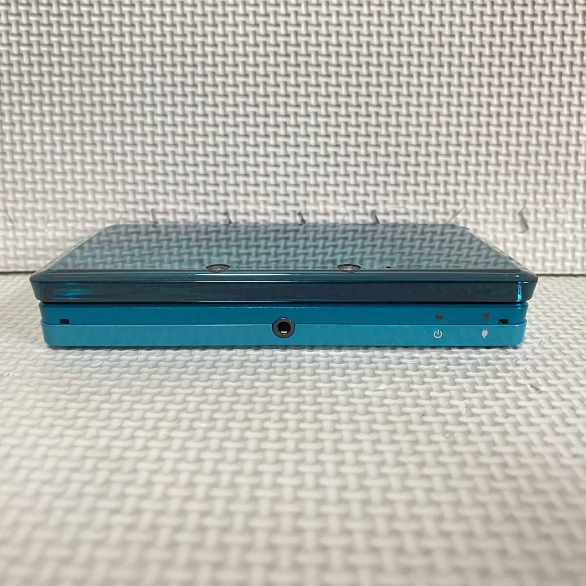 1 jpy * Nintendo 3DS aqua blue Nintendo nintendo CTR-001(JPN) charger AC adapter SD memory 4GB touch pen blue emerald green 