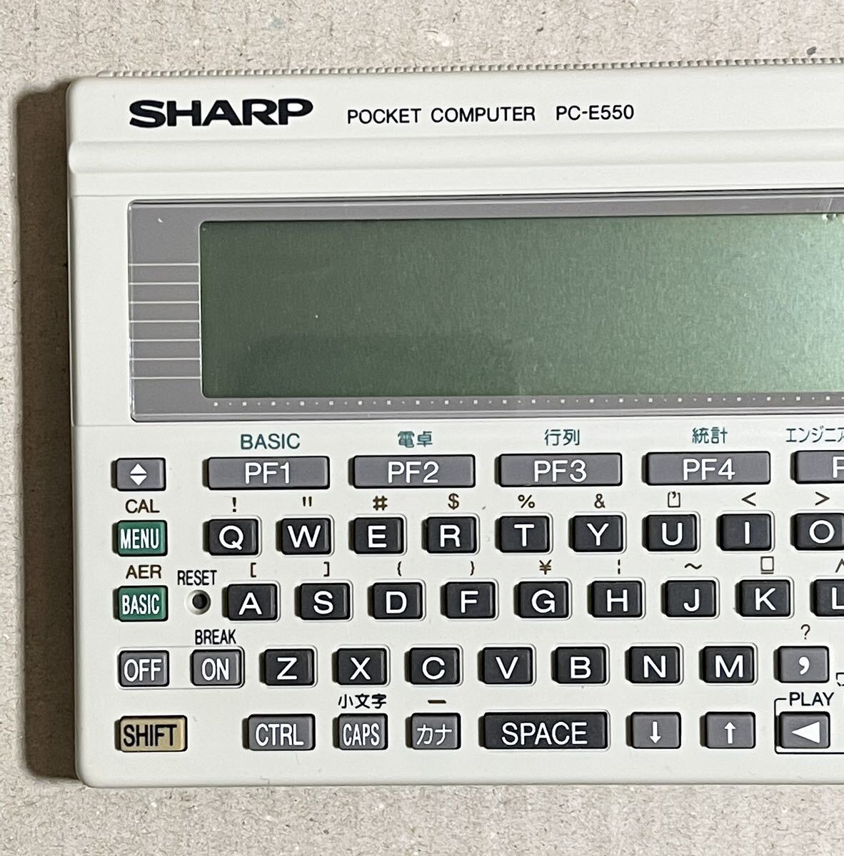 [ Junk ] SHARP PC-E550 карманный компьютер карманный компьютер PC-E500
