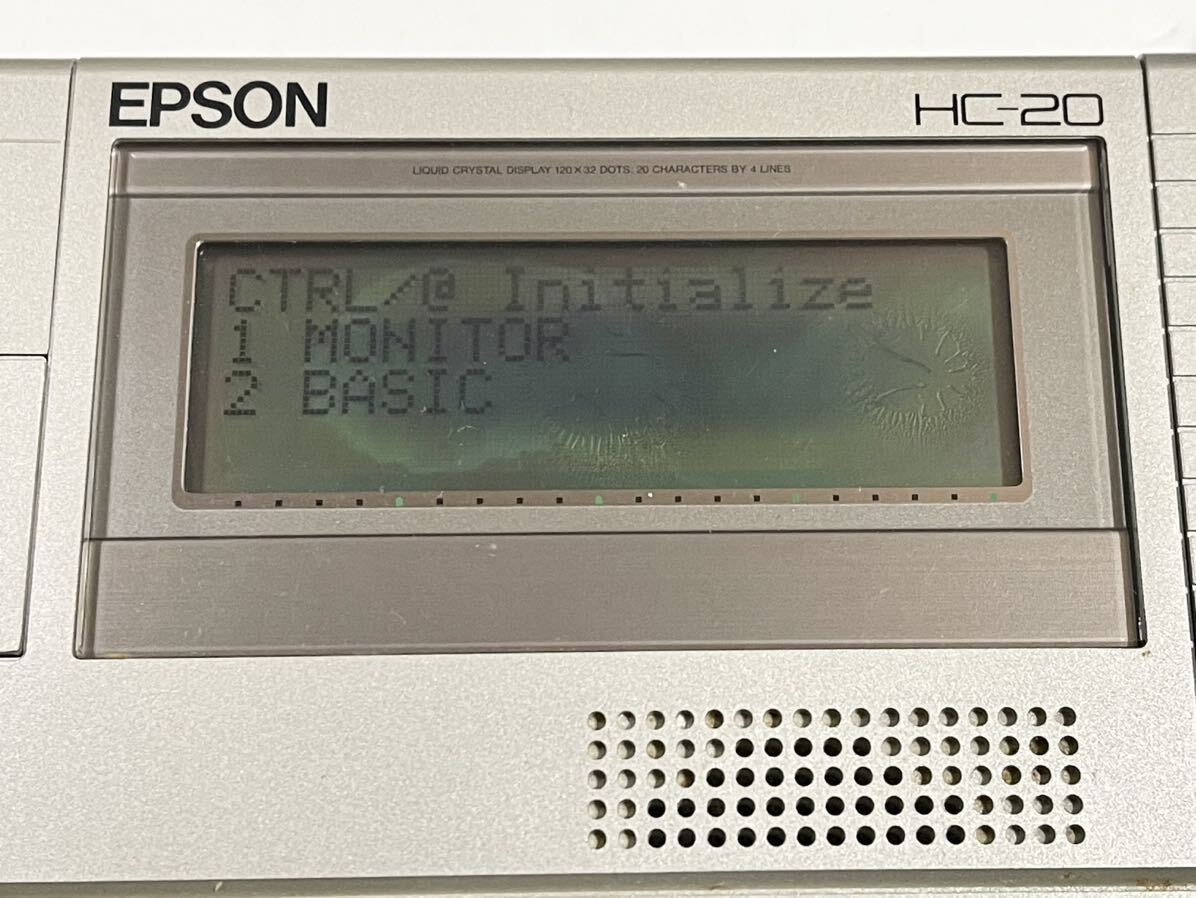 EPSON HC-20 本体 プリンタ ハンドヘルド ポケコン_画像2