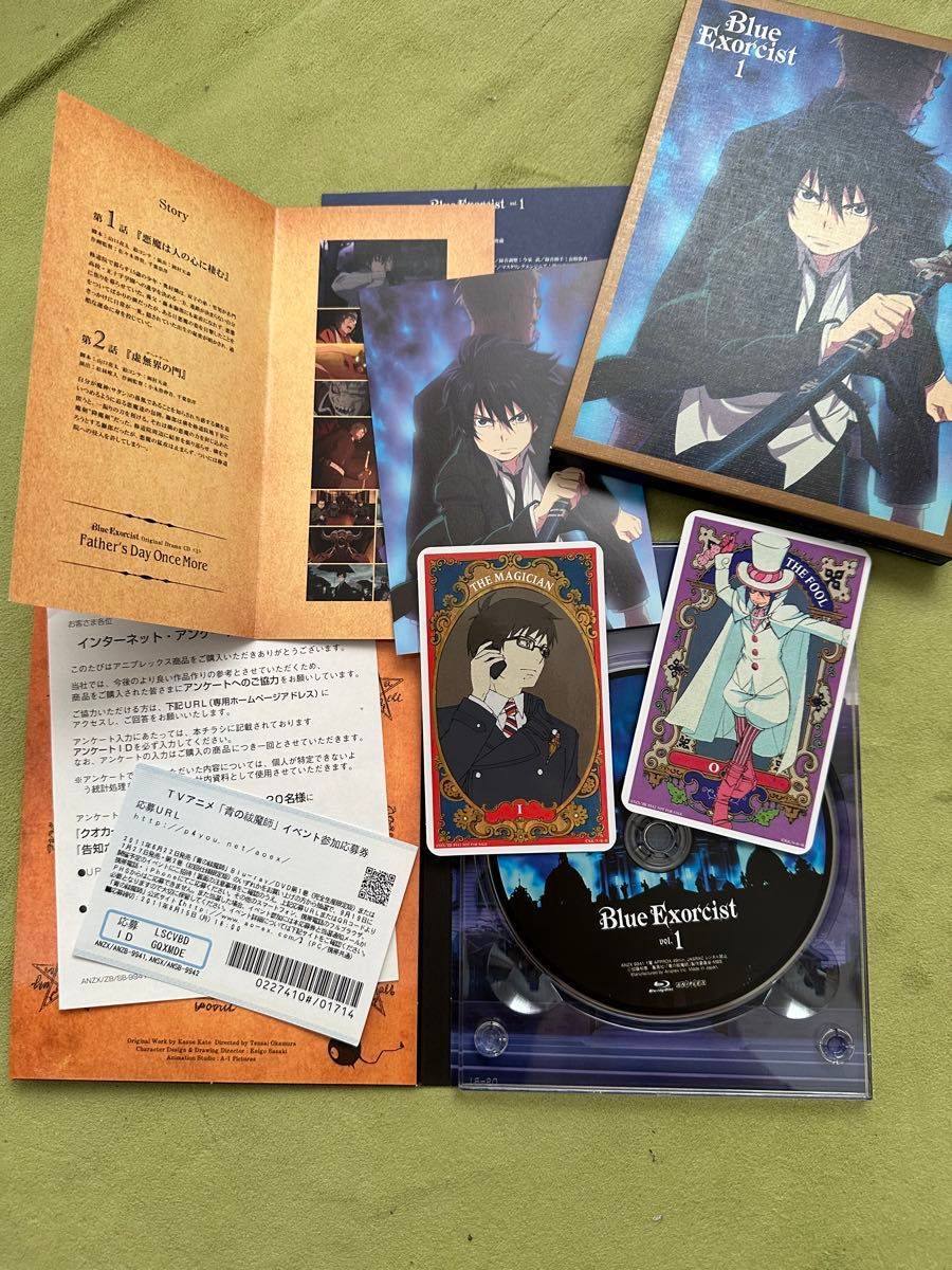 青の祓魔師 青エク BluRay ポストカード タロットカード フル 青の祓魔師 青エク BluRay ポストカード タロットカード フル