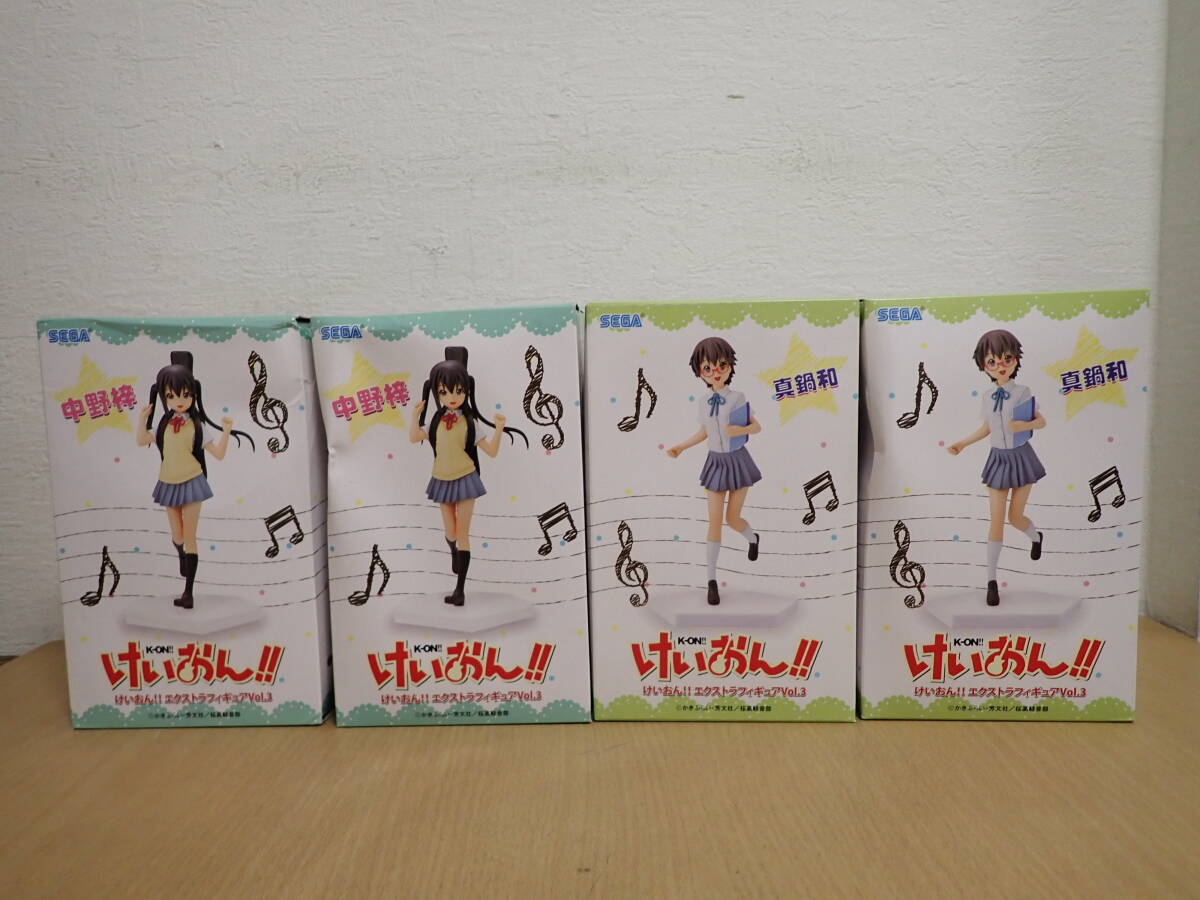 [6052/S7B]Y. together 4 point K-On! K-ON SEGA Sega extra figure Vol.3 Nakano Azusa genuine saucepan peace amusement exclusive use gift original box 