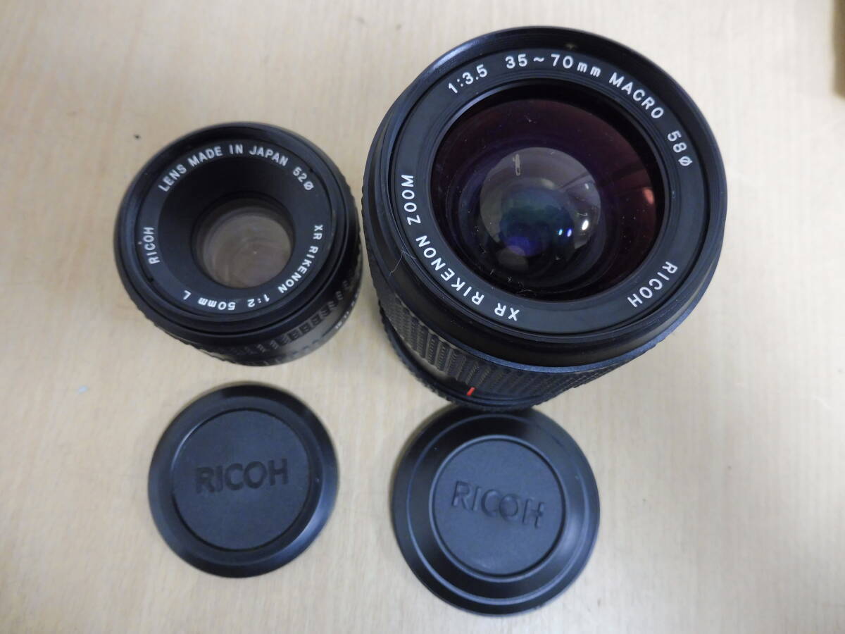 「6053/T2D」まとめて7点 RICOH リコー フィルムカメラ コンパクトカメラ RZ-1000 XR6 カメラレンズ 中古 現状品 ジャンク レトロ_画像10