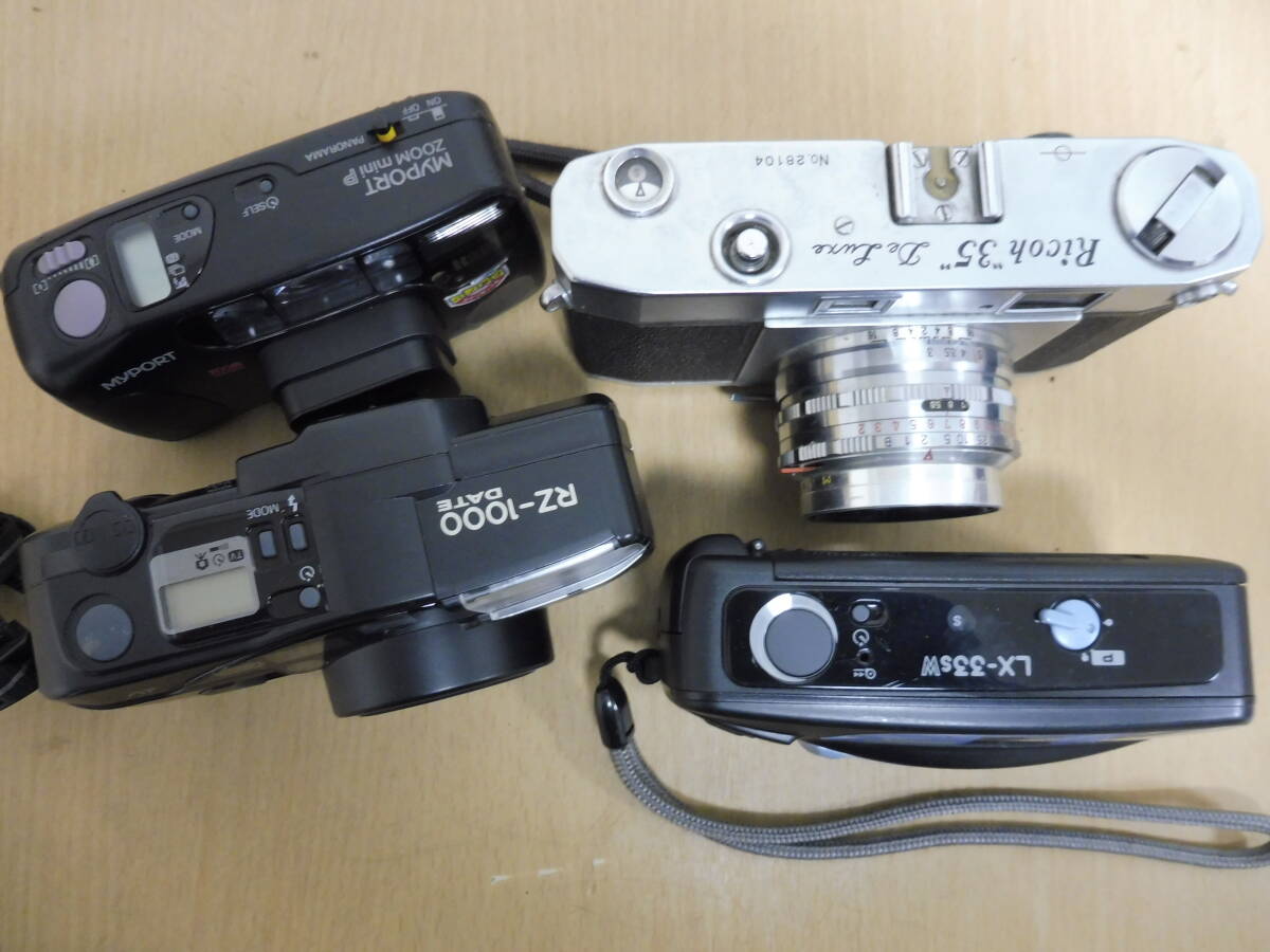 「6053/T2D」まとめて7点 RICOH リコー フィルムカメラ コンパクトカメラ RZ-1000 XR6 カメラレンズ 中古 現状品 ジャンク レトロ_画像6