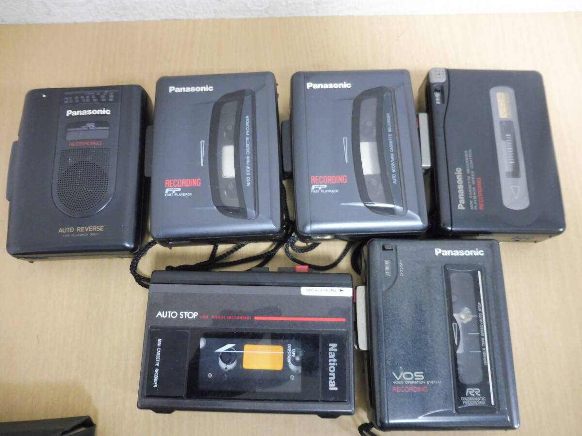 「6053/T3C」まとめて11点 Panasonic パナソニック NATIONAL カセットレコーダー カセットプレーヤー ラジカセ RQ-SX60 中古 ジャンク _画像3