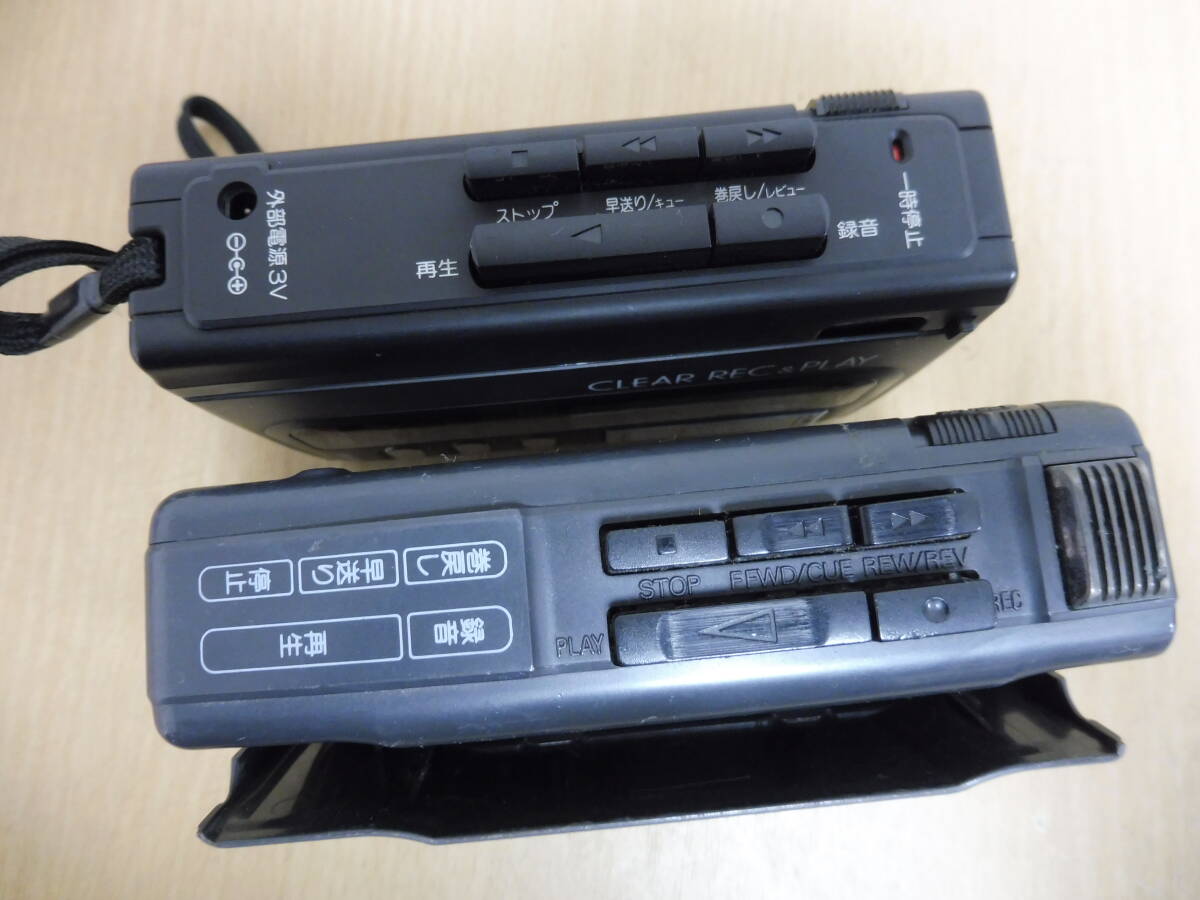 「6053/T3C」まとめて9点 AIWA アイワ SANYO CASIO ポータブル カセットレコーダー カセットプレーヤー TP-27 オーディオ 中古 ジャンク_画像9