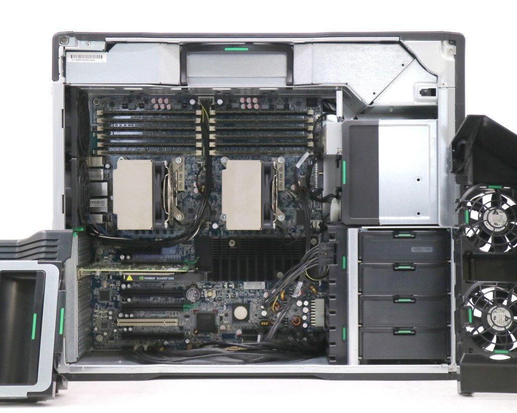 hp Z800 Workstation Xeon X5690 3.46GHz(12スレッドCPUx2基) 48GB 1TB(HDD) Quadro2000 DVD-ROM Windows7 Pro 64bit_画像4