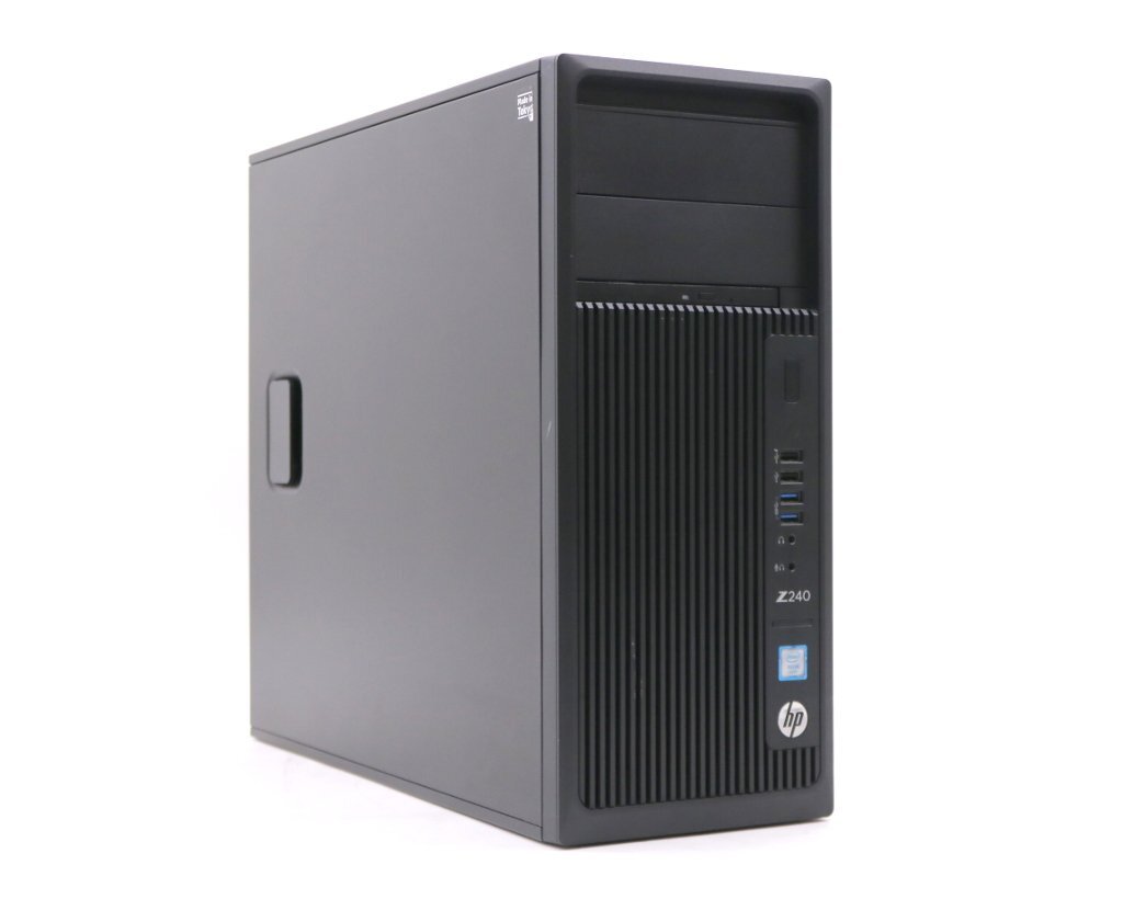 【特価】hp Z240 Tower Xeon E3-1225 v6 3.3GHz 16GB 256GB(SSD) DisplayPort x2/DVI-D DVD-ROM Windows10 Pro for Workstations 小難_画像1