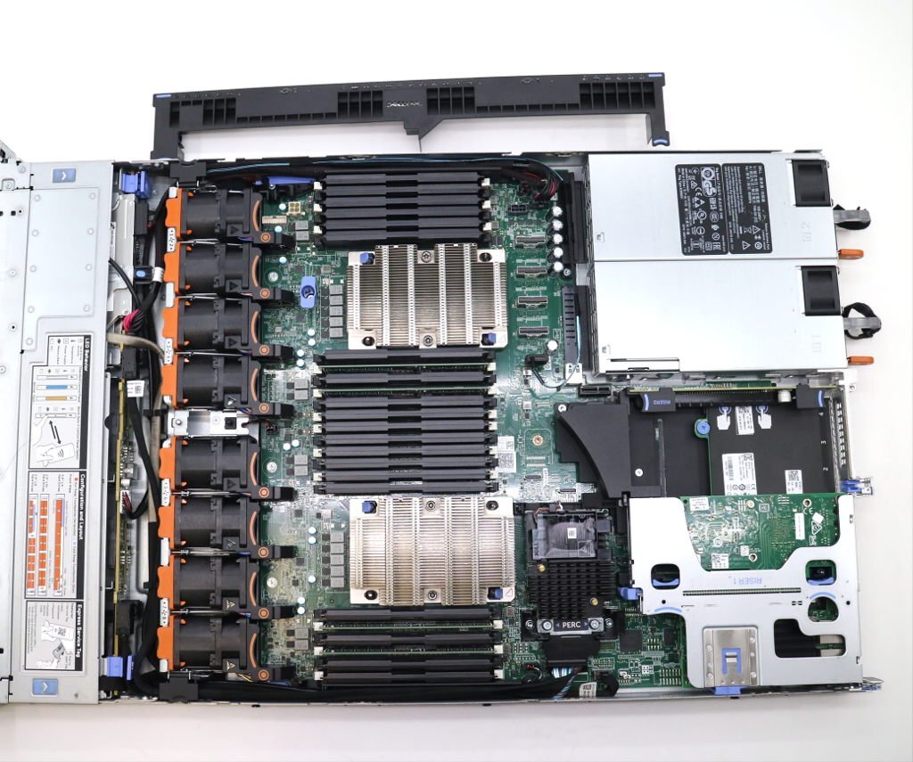 DELL PowerEdge R640 Xeon Gold 5118 2.3GHz(24スレッドCPU2基) 64GB 300GBx2台(SAS2.5インチ/12Gbps/RAID1構成) PERC H740P Mini_画像4