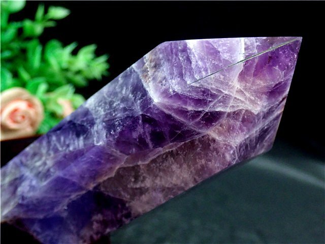 天然～愛の守護石～夢幻紫水晶アメジスト六角柱179G2-67G16D_画像5