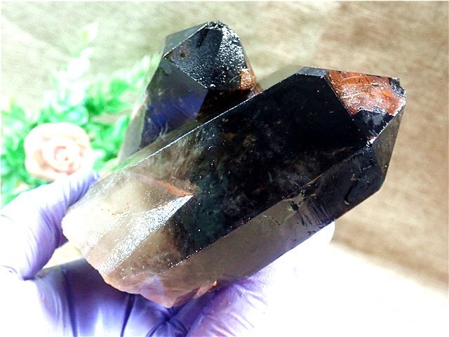 AAA級【魔除け】◆天然モリオン(黒水晶）クラスター179C6-71C91D_画像3