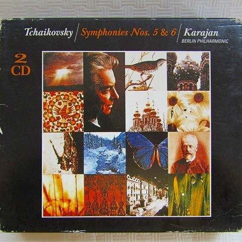 【欧盤2CD】カラヤン＆BPO「チャイコフスキー：交響曲第5,6番」1972年　2001年プレス_画像1