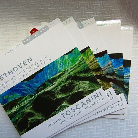 【5CD】トスカニーニ＆NBC響「ベートーヴェン：交響曲全集」収録データは説明欄_画像3