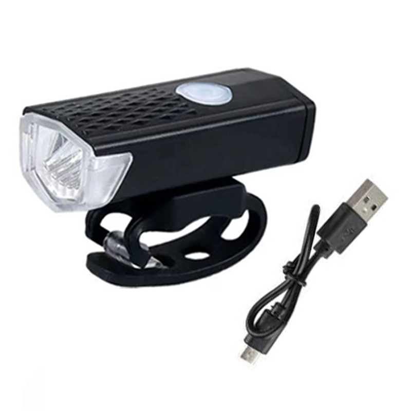 USB充電式 LED 自転車ライト ヘッドライト 取り付け簡単 小型 軽量 防水
