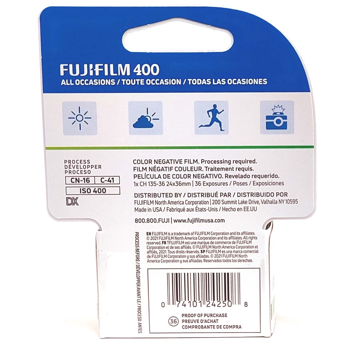 [送料無料] FUJIFILM 400-36枚撮【2本】富士フイルム カラーネガフィルム ISO感度400 135/35mm【即決】SPEED FILM★0074101242508 新品