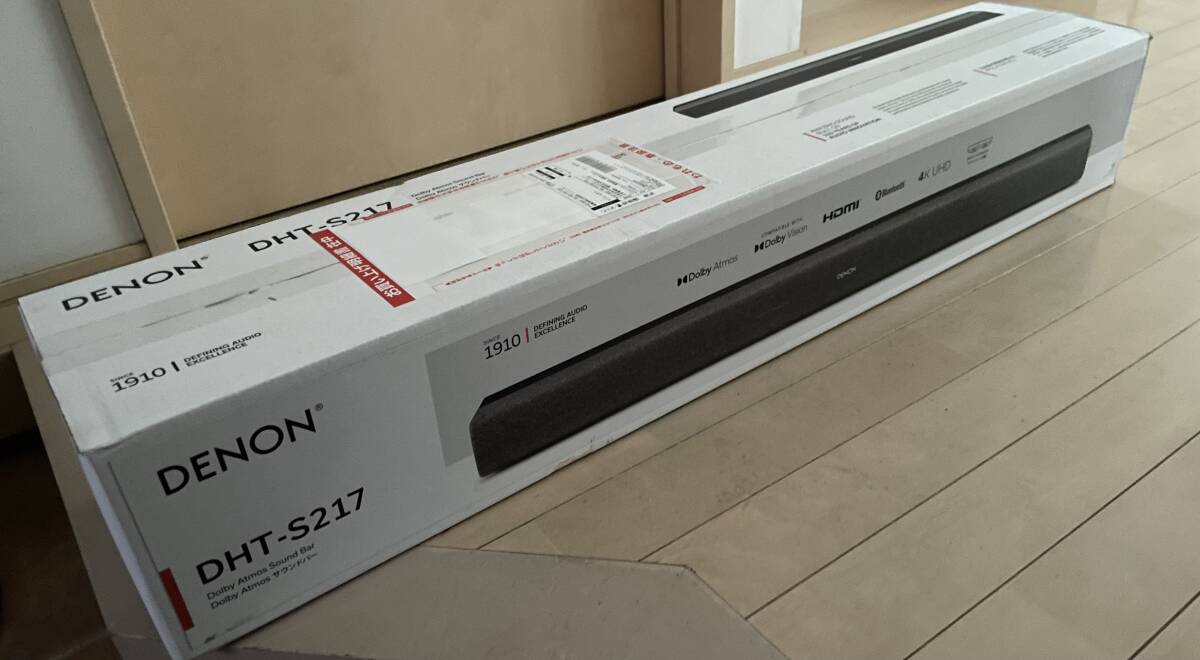  new goods unopened [DENON] Denon DHT-S217-K black sound bar new goods unopened *24 year 5 month buy Manufacturers 1 year guarantee 