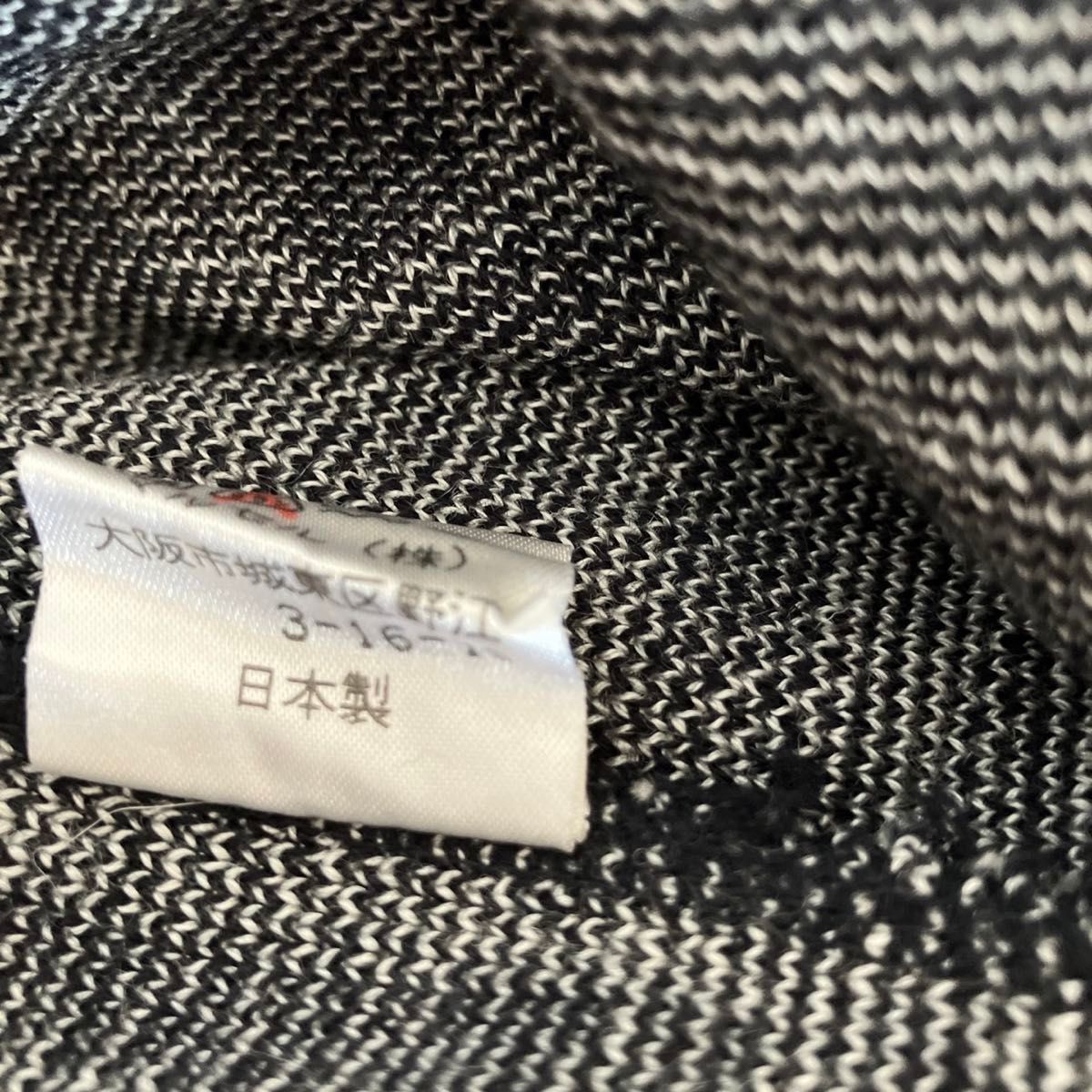 レディース 半袖ニット チェック柄 日本製 Mサイズ
