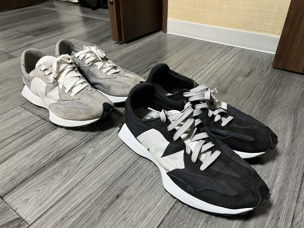 【お買い得2足セット・定価2万3980円・廃版人気カラー】 ニューバランス New Balance MS327SAC MS327 SAB グレー ブラック 27.5cm 大谷翔平_画像7