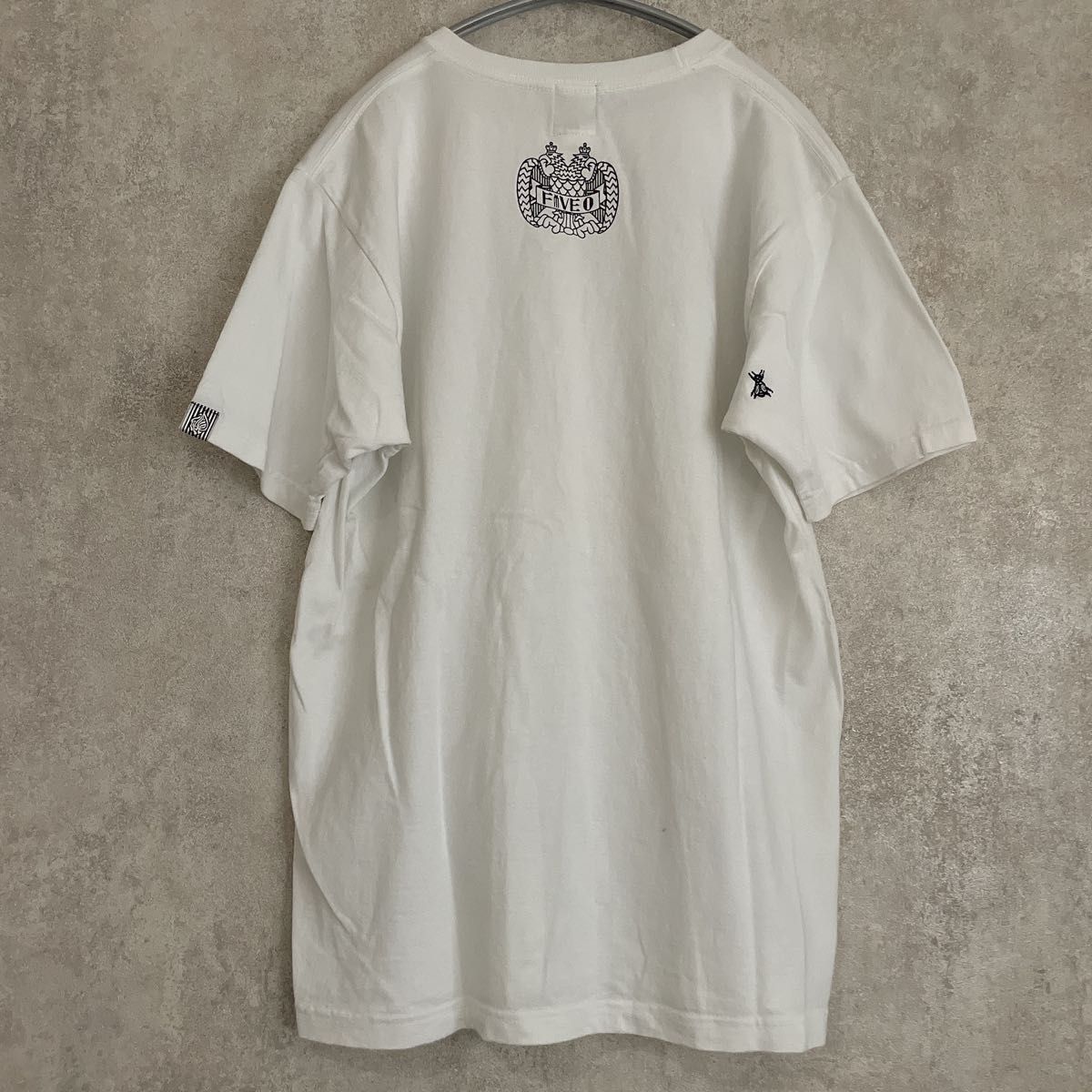 FIVE-O DUPPIES ファイブオー ダッピーズ ロゴTシャツ 白 M