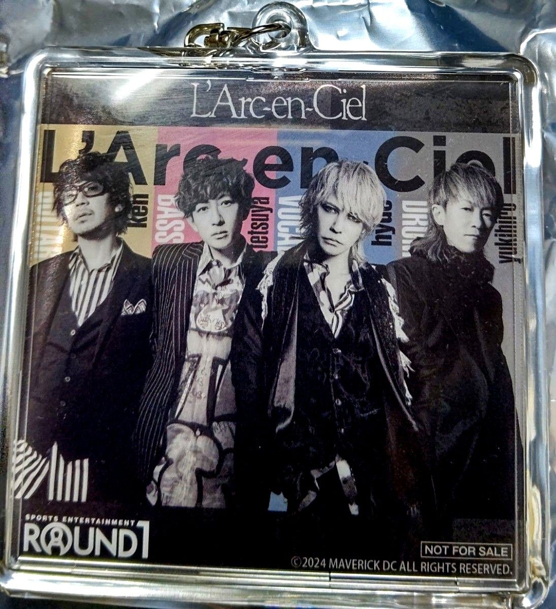 ROUND1×L'Arc-en-Ciel  コラボキーホルダー