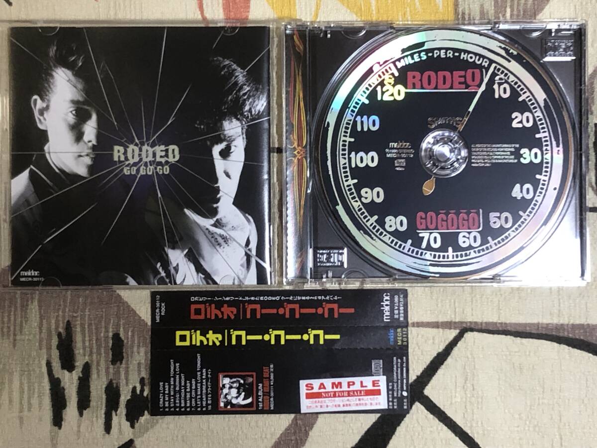 ★非売品CD　RODEO/ロデオ「GO GO GO」 見本盤 　promo only レア盤　japan mint sample　BLACKCATS MAGIC クリームソーダ_画像3