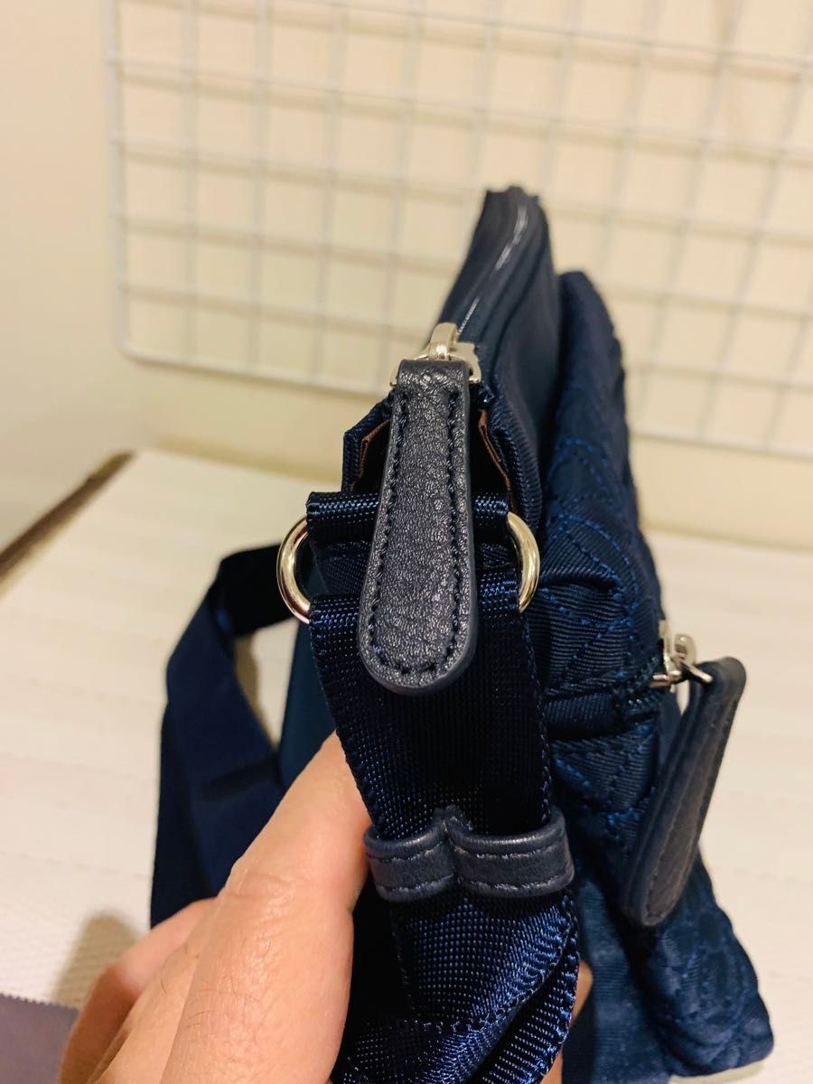 未使用美品】CROCODILE クロコダイル ショルダーバッグ ナイロン 未使用美品】CROCODILE クロコダイル ショルダーバッグ ナイロン
