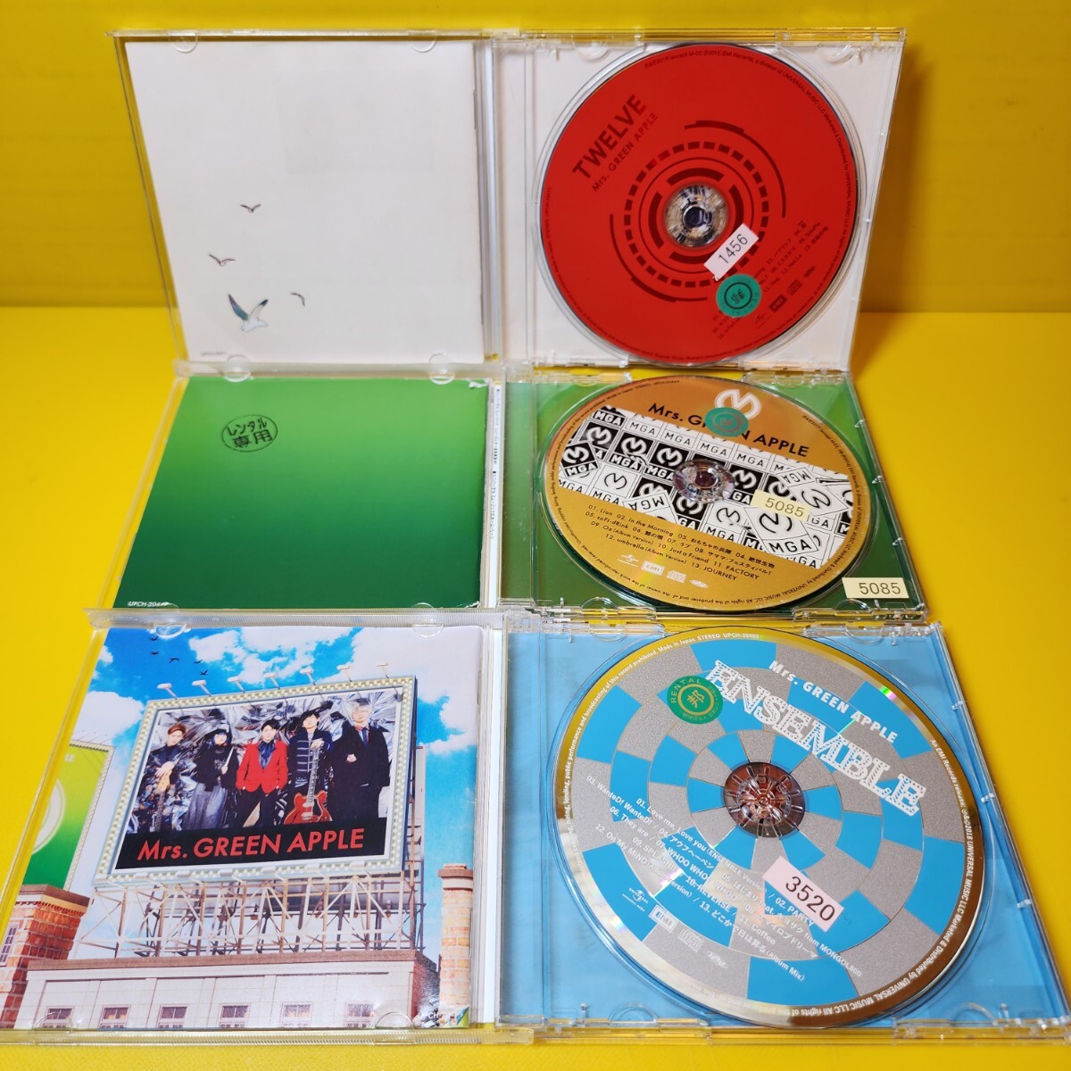 新品ケース交換済み　Mrs.GREEN APPLE　CD7枚セット_画像4