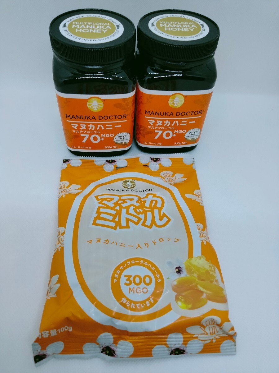 manka мед MGO70+ 500g 2 шт manka мед горло конфеты простой один пакет дополнение 
