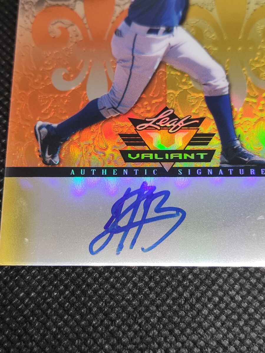 2012 LEAF VALIANT 87/99 AUTHENTIC SIGNATURE JORGE BONIFACIO ボニファシオ 直筆サインカード 99枚の画像2