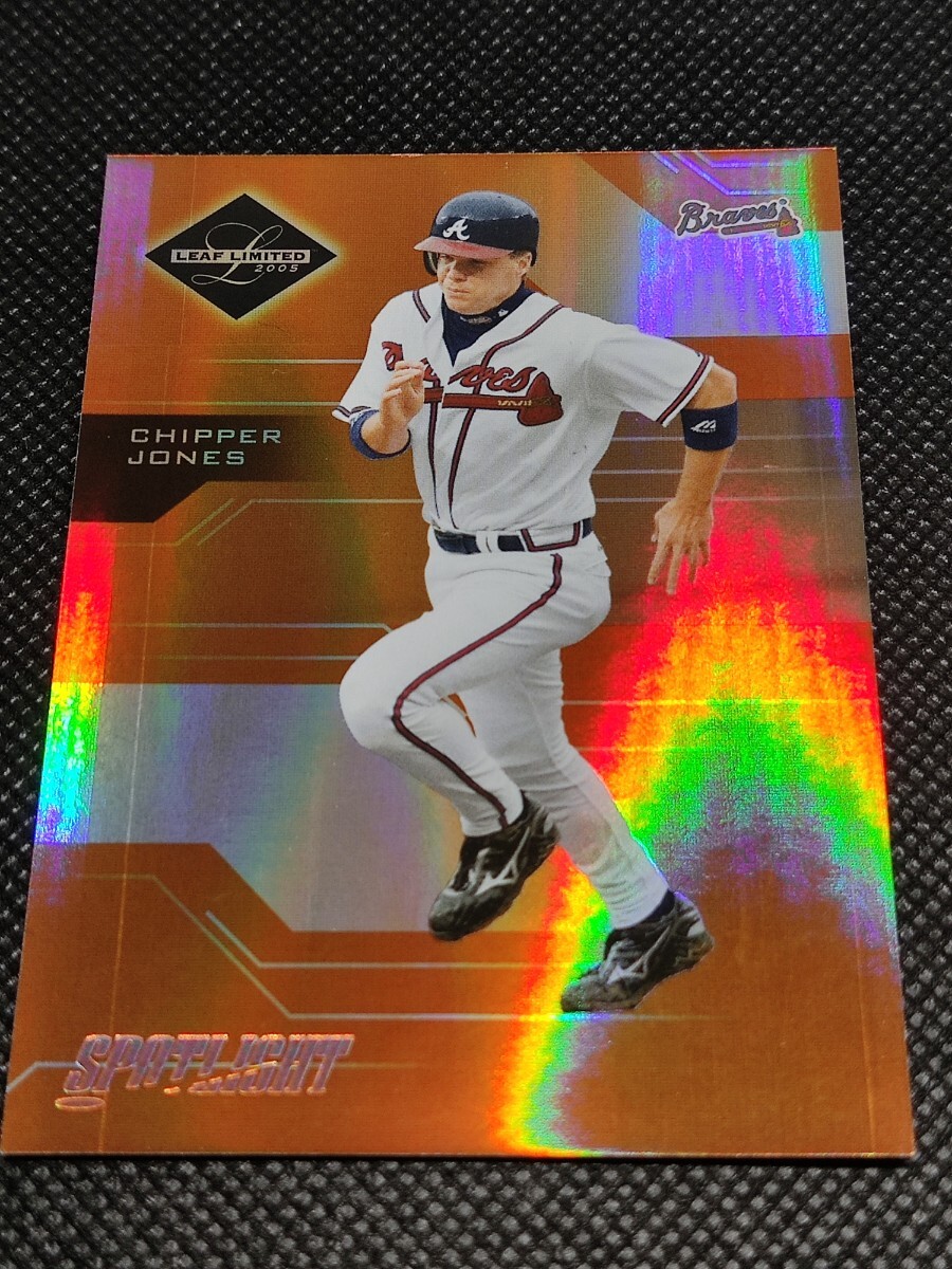 2005 DUNRUSS LEAF LIMITED 75/99 CHIPPER JONES チッパー・ジョーンズ 99枚_画像1