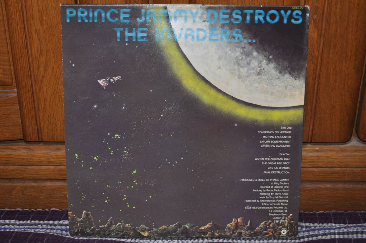 PRINCE JAMMY DESTROYS THE INVADERS LP(GREENSLEEVES)/KING TUBBY STUDIO_画像2