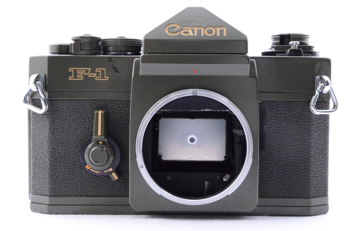 希少 Canon キャノン F-1 オリーブ フィルムカメラ ボディの画像1