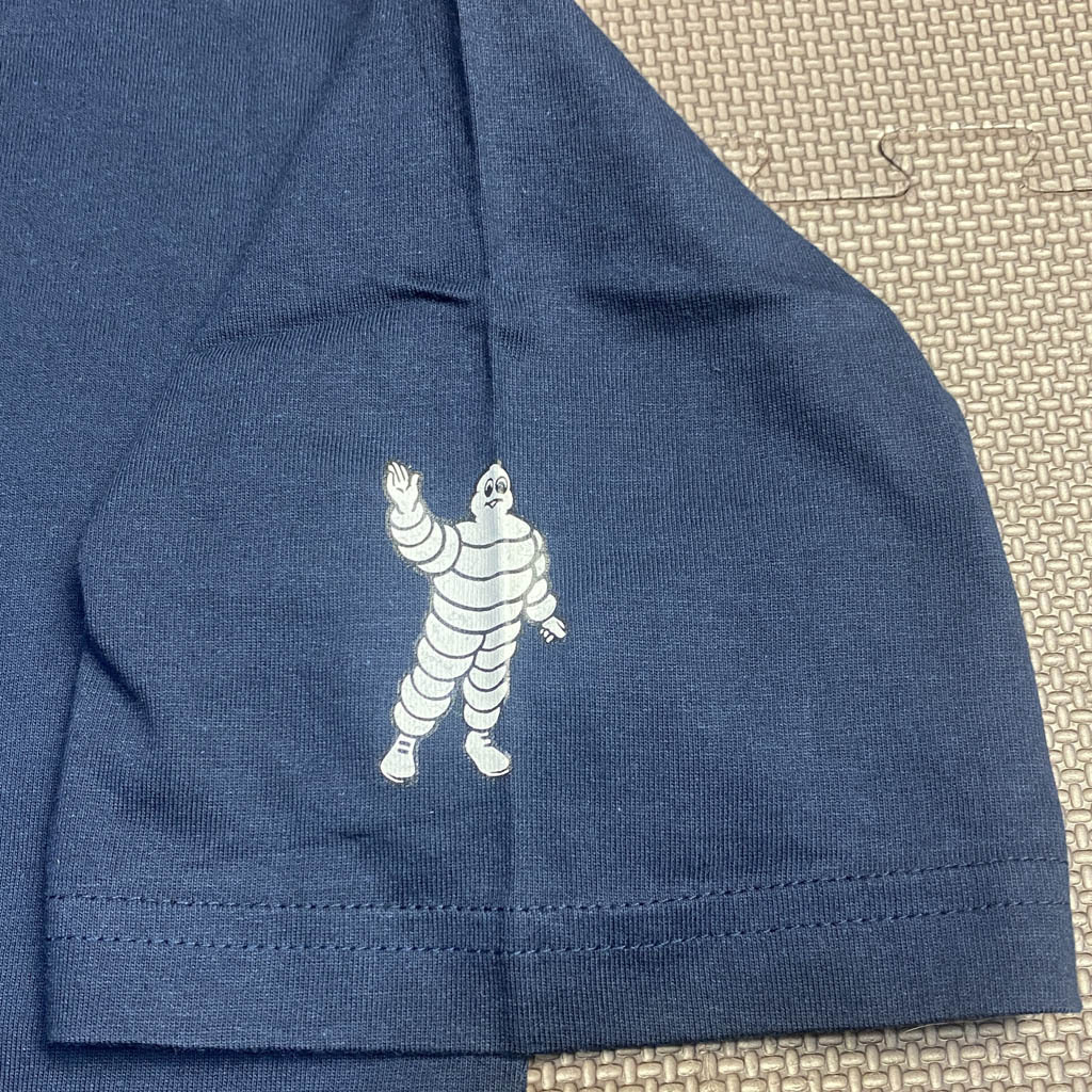 MICHELIN　ミシュラン　Tシャツ　ネイビー　フリーサイズ　綿100％　新品・未使用_画像5