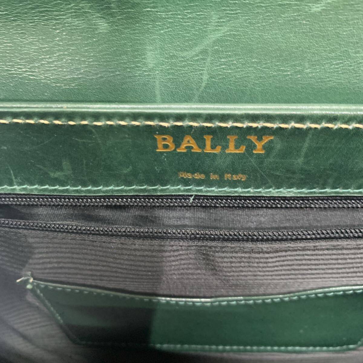 BALLYバリーレザースエードハンドルバッグ