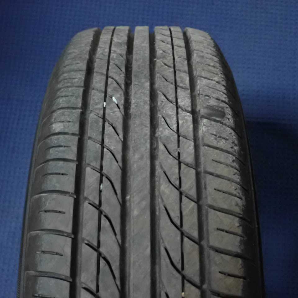 平成25年NBOX JF1 前期 純正 アルミホイール タイヤ 1本 4穴 PRACTIVA 155/65R14 中古 即決A_画像9