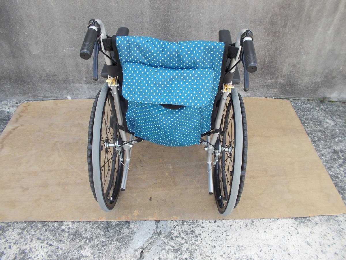 TS-24-0318-07　　日進医療器自走式式車椅子ウルトラ　NAH-U1（レッグサポートなし）_画像7