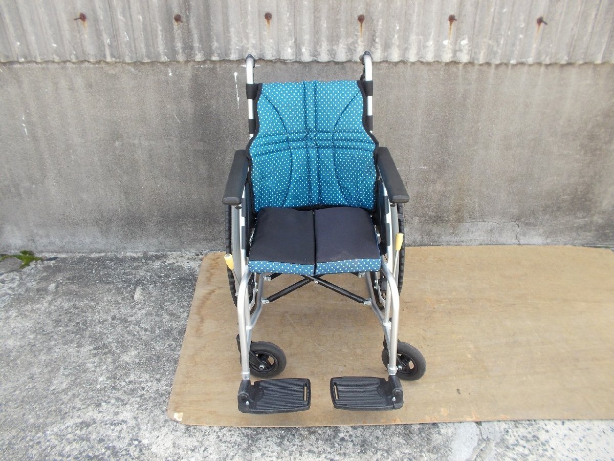 TS-24-0318-07　　日進医療器自走式式車椅子ウルトラ　NAH-U1（レッグサポートなし）_画像1