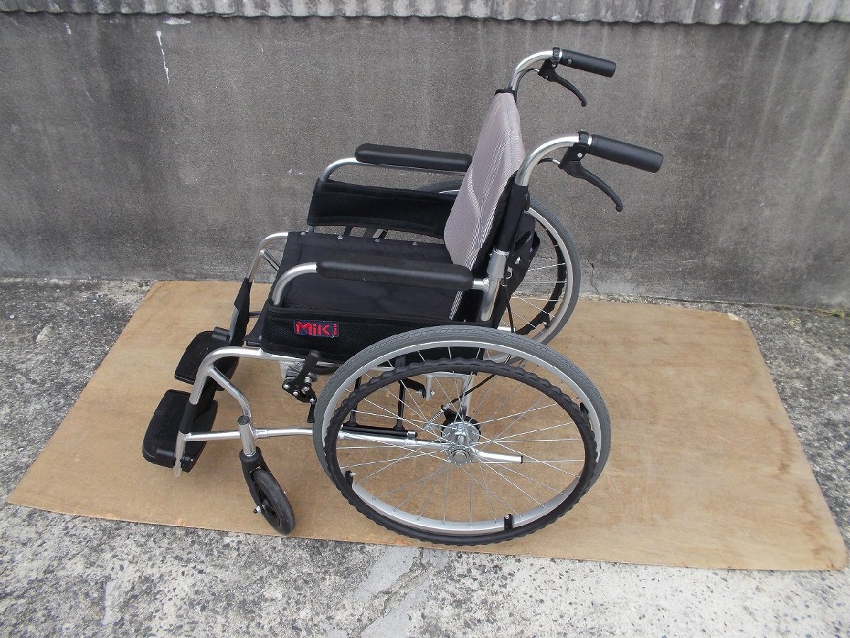 TS-24-0508-02　　自走式車椅子　　　カル～ン M-43RK　 ミキ_画像5