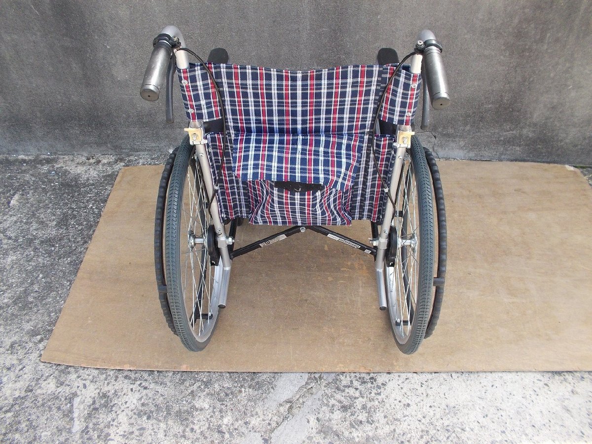 TS-24-0502-09　　自走式車椅子　ノーパンク　日進医療器　NEOシリーズ　NEO-1_画像7