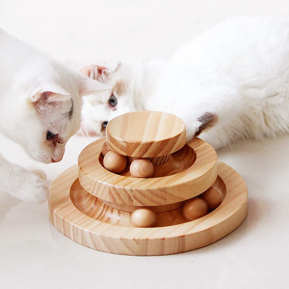 * cat. toy rotation ball motion shortage -stroke less cancellation intellectual training toy 