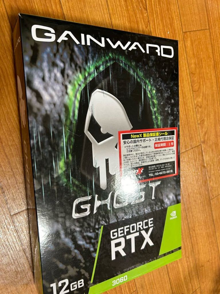 GAINWARD GeForce RTX3060 GHOST 12GB【グラフィックボード】 NE63060019K9-190AU ［GAINWARD GeForce RTX 3060 Ghost］_画像1