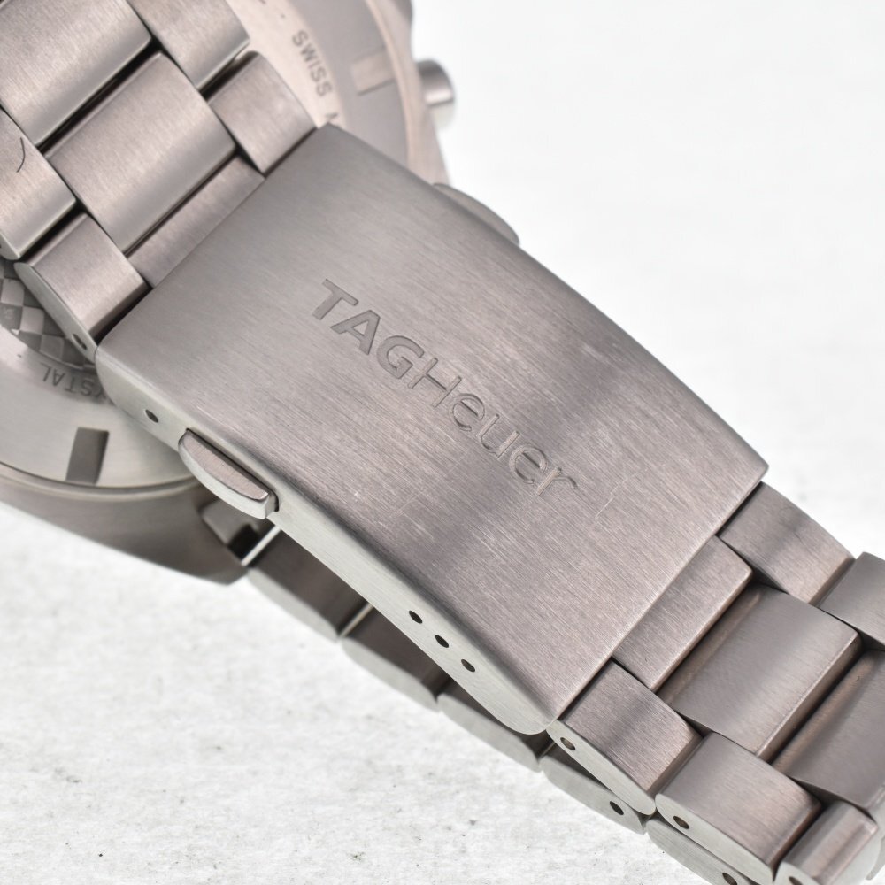 △ タグホイヤー TAG HEUER CAZ101Y.BA0842 フォーミュラ1 クロノグラフ デイト クォーツ メンズ 美品 箱・保証書付き H#128655_画像7