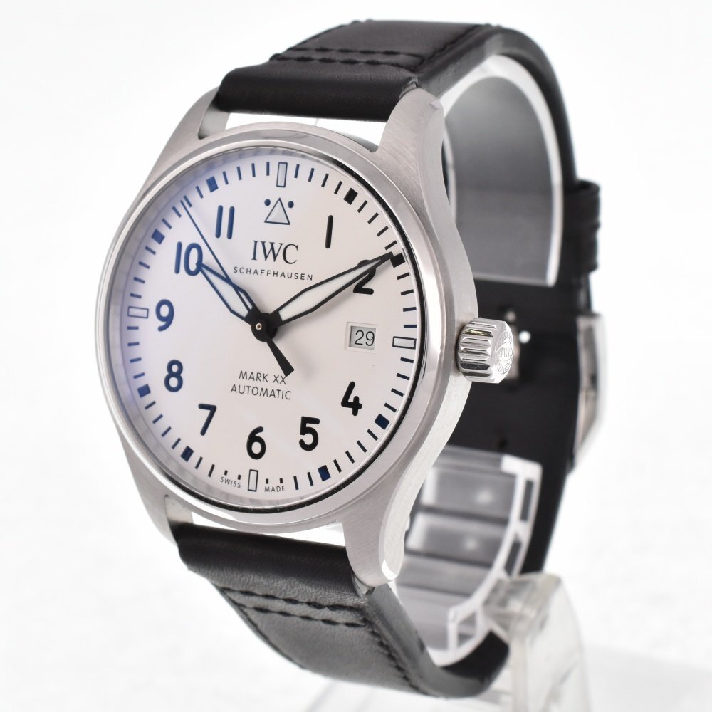 △ IWC IWC SCHAFFHAUSEN IW328207 パイロットウォッチ マーク XX デイト 自動巻き メンズ 未使用品 箱・保証書付き H#128650_画像2