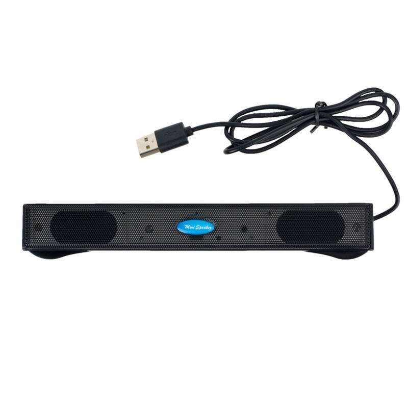サウンドバー ミニ スリム スピーカー ブラック 高音質 おしゃれ PC USB 小型 コンパクト パソコン USB給電 接続 ゲーム ZOOM 小さいの画像2