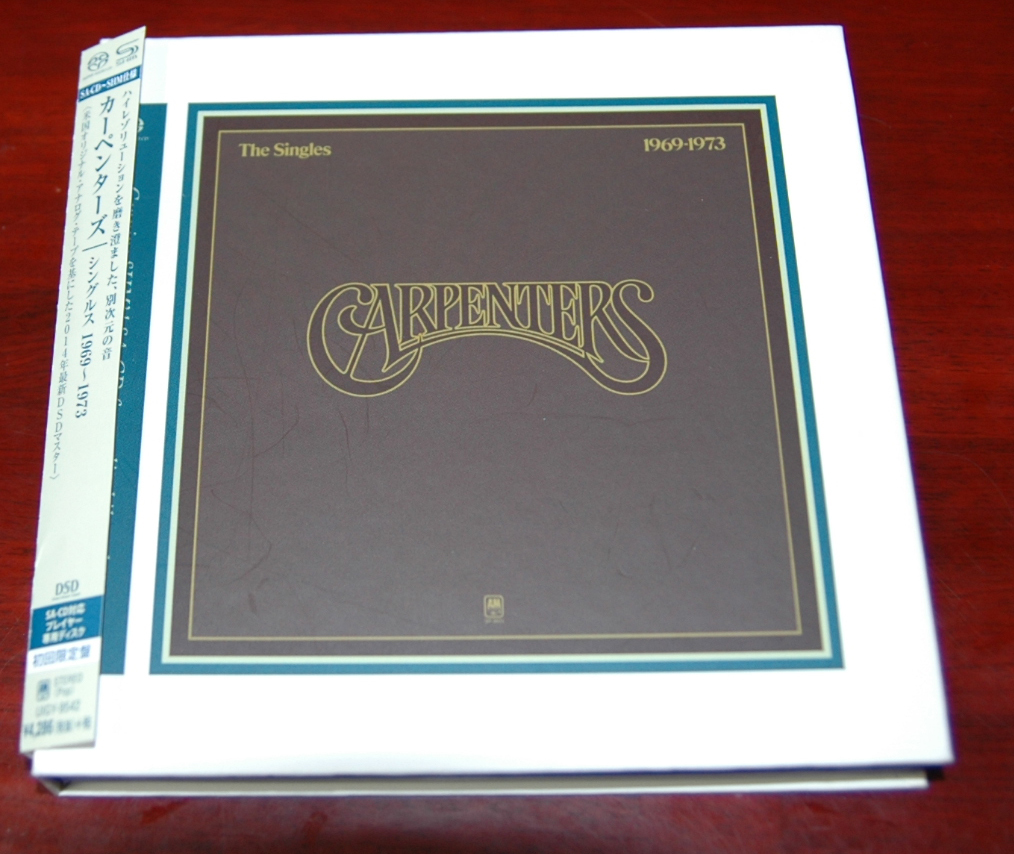 カーペンターズ　シングルズ1969～1973の12曲　SACD（SHM仕様）シングルレイヤー国内盤です_画像1
